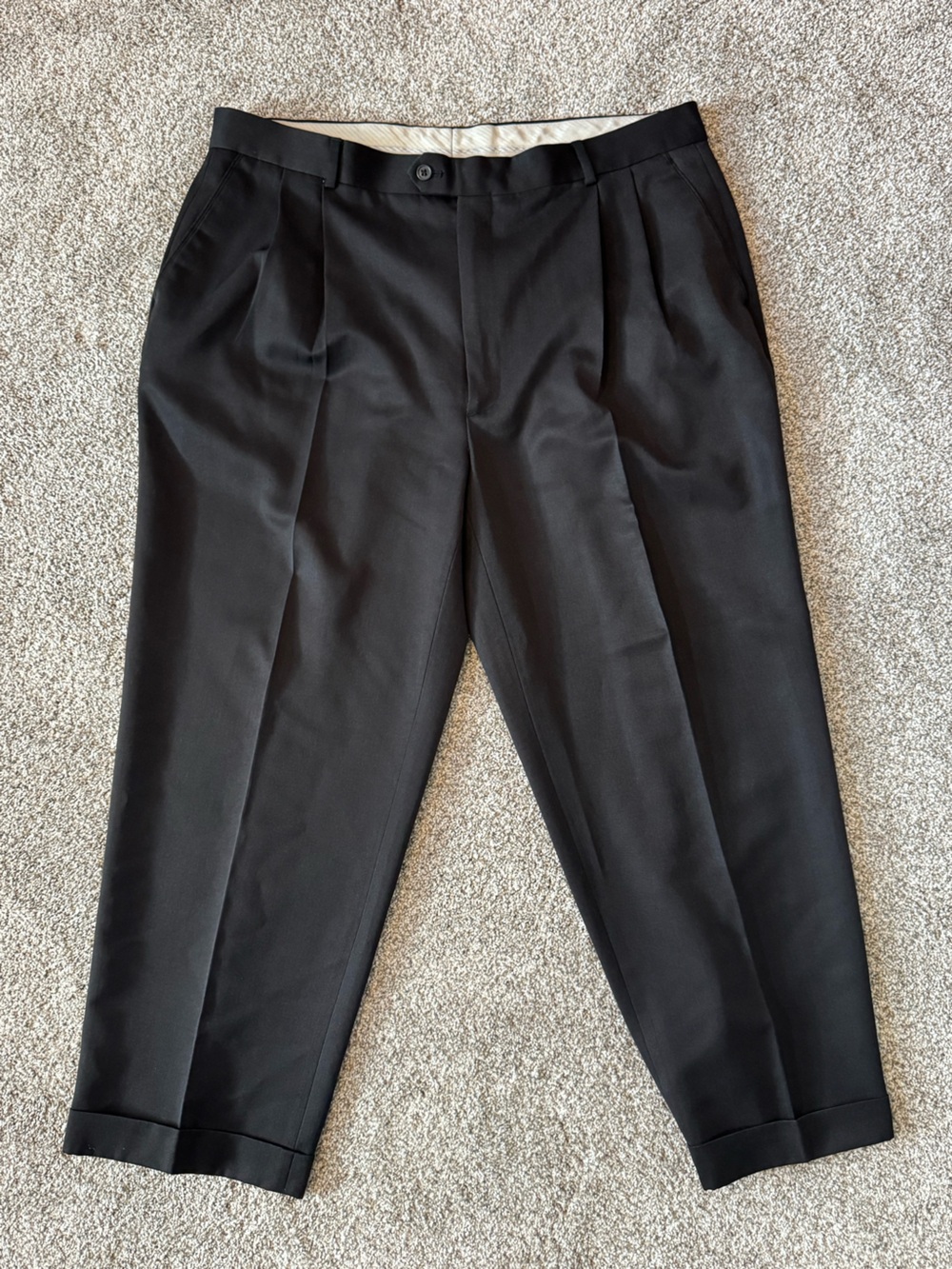 Joseph & Feiss Black and Cream Dress Pants - Picture 2 of 4